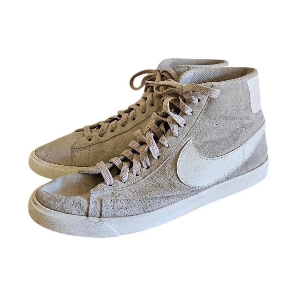 Nike Women Blazer Mid Suede Vintage Desert Sand Sneakers Size 10 917862-005